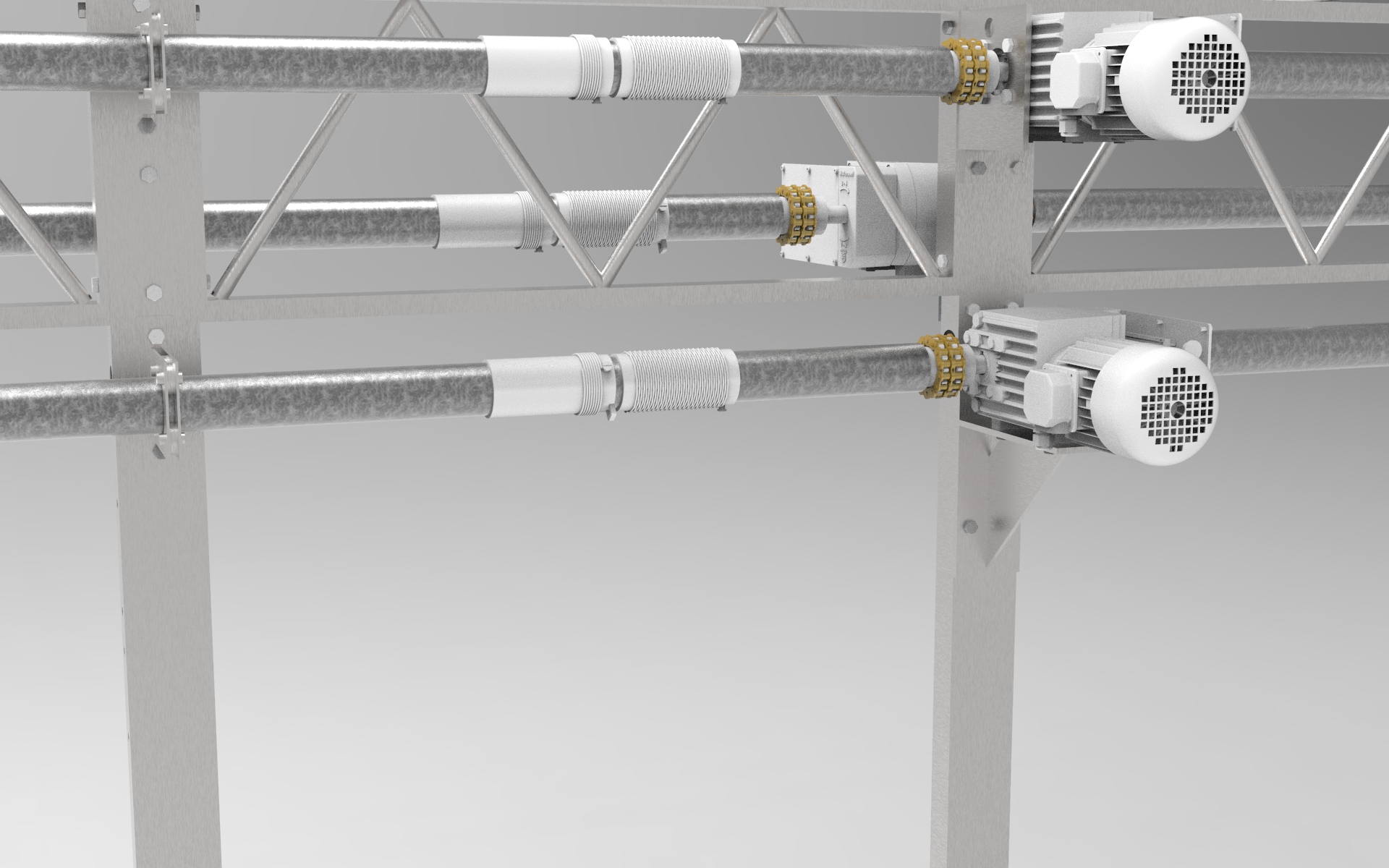Draad-scherm systeem